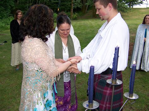 Wiccan marriage ceremony
